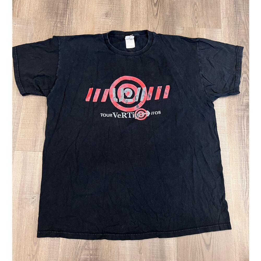 Vtg U2 Vertigo Tour 2005 T-shirt - Distressed